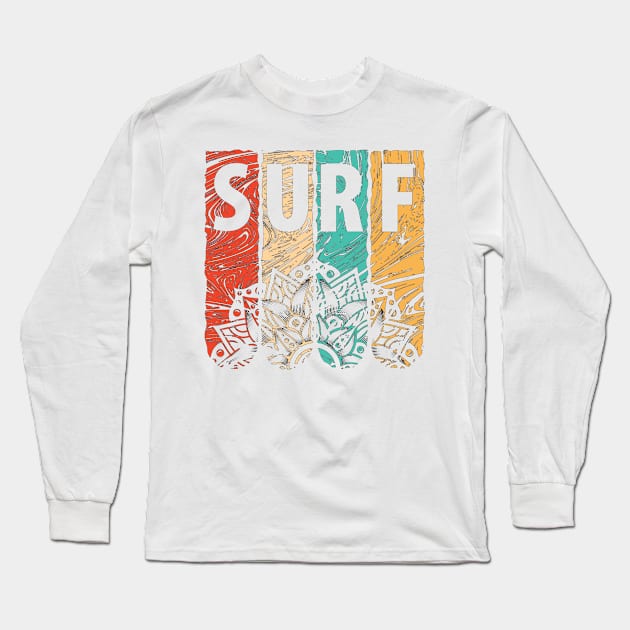 Surf Lover Long Sleeve T-Shirt by Printaha